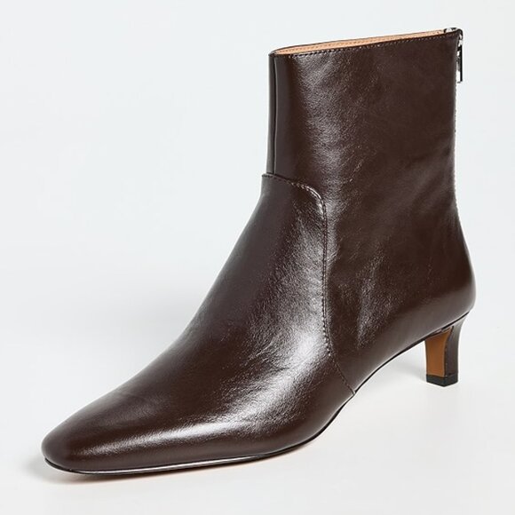 Madewell Dimes Kitten Heel Boot Turkish Coffee 8 - Picture 1 of 9